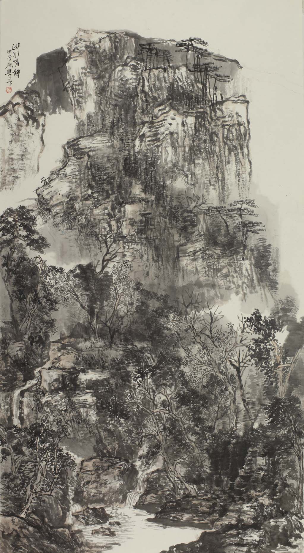 《山水清韵》180x97cm