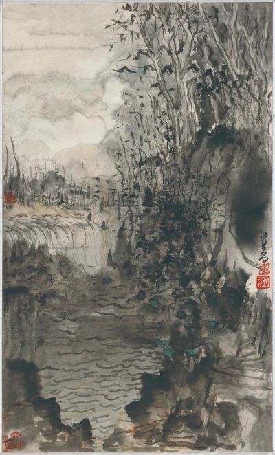 秋山疏雨