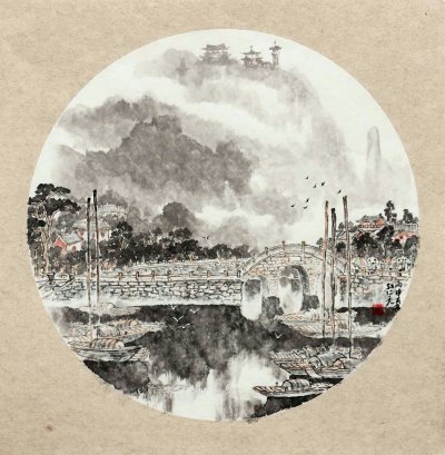 绘画-扇面 - 第4幅