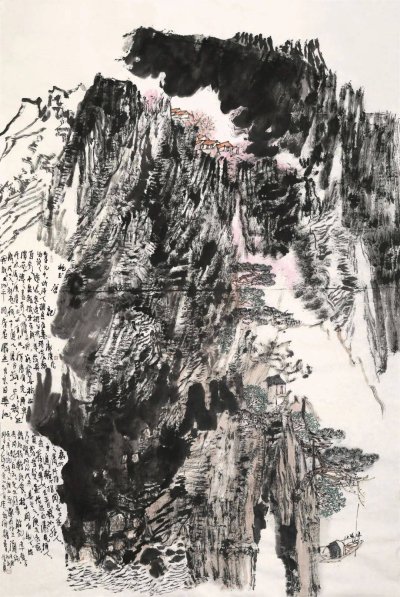 《桃花源記》240x140cm