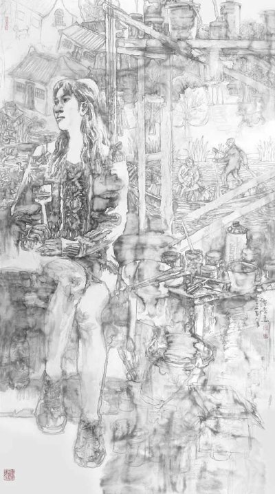 《家乡更美丽》180cmx95cm 2022